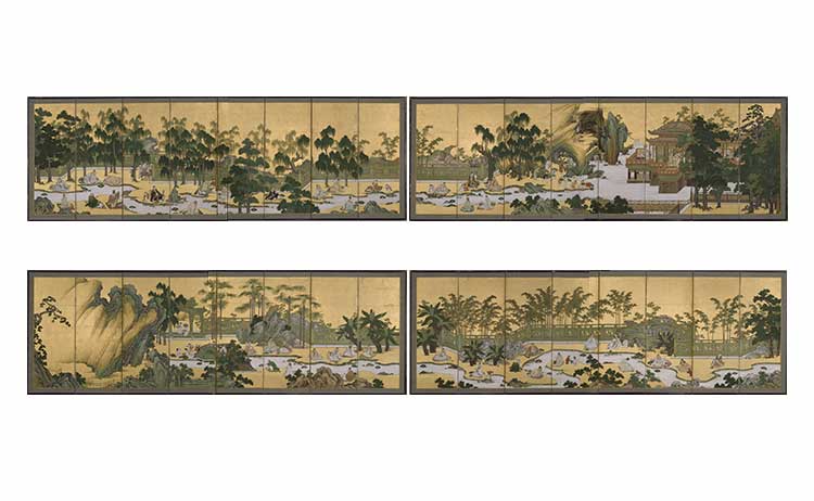 最善の修理 最高の技術で7】重要文化財「蘭亭曲水図」（京都・隨心院