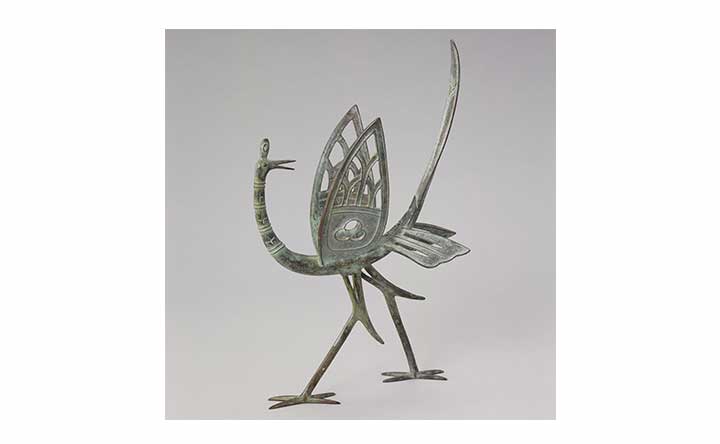 瑞鳥 H. YONESAKA 金属製置物 S115751005 - 工芸品激安