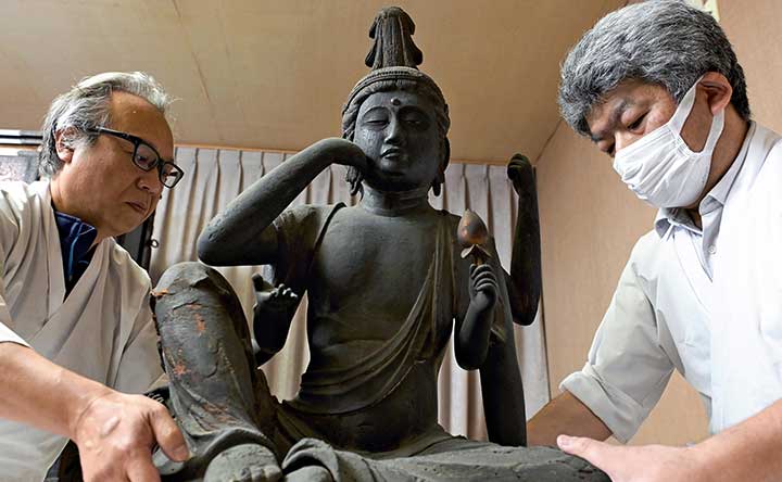 修理リポート】重要文化財「如意輪観音坐像」（京都・平等寺蔵）― 補修