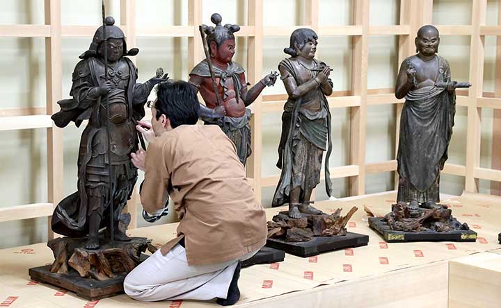 修理リポート】国宝「八大童子立像」（和歌山・金剛峯寺蔵）― 制多伽